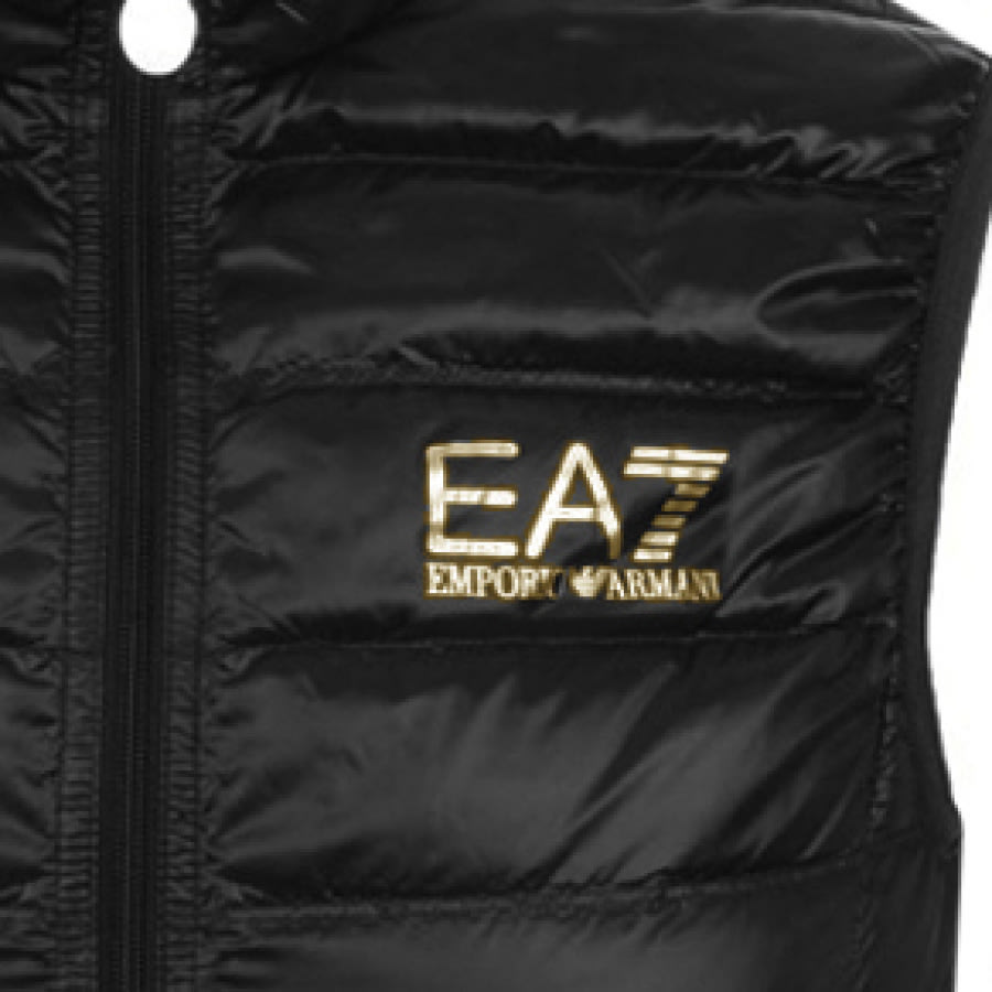 Alternative Image for ProductEA7 Emporio Armani Quilted Gilet Black3